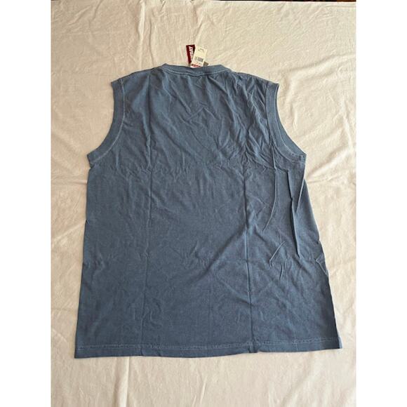 VTG UNIONBAY Sea Blue Muscle Shirt Size XL NWT - Picture 2 of 7